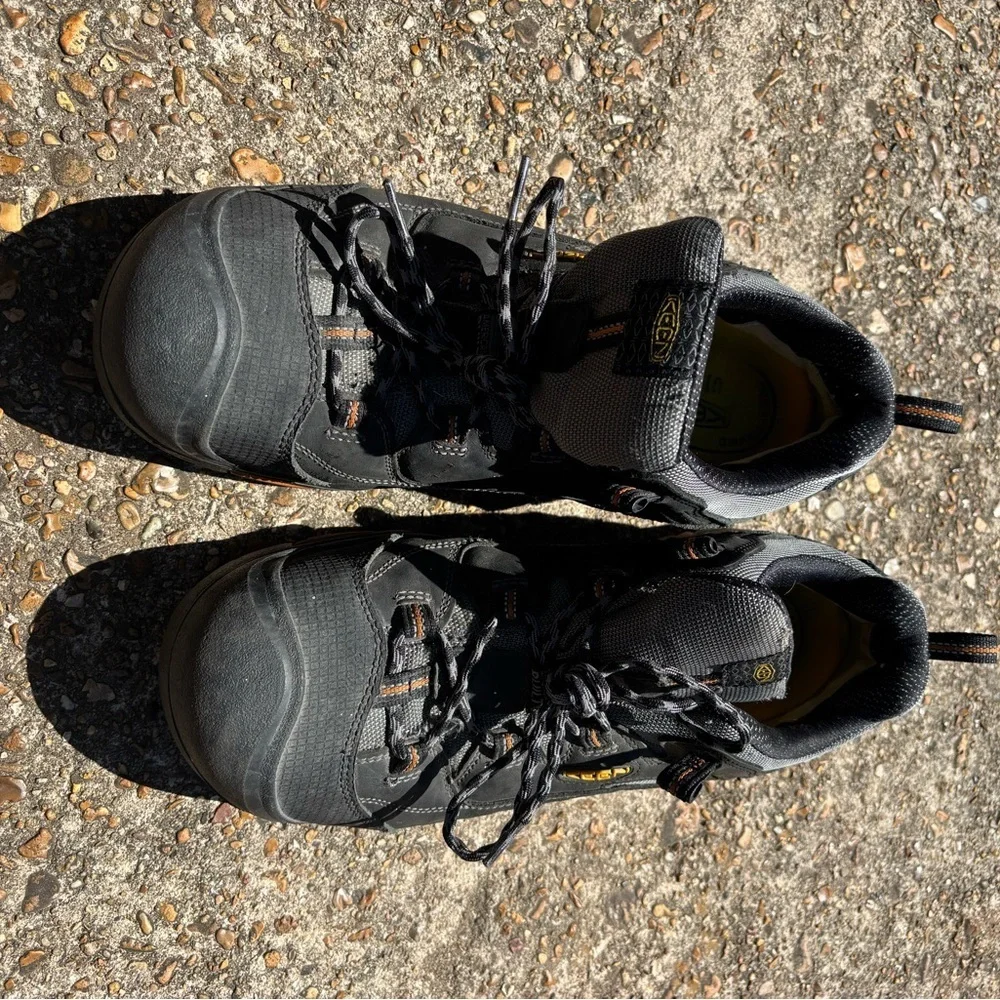KEEN Utility Braddock Low Steel Toe Work Shoes Men’s 14 D Wide Black Work